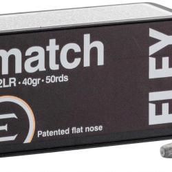 Cartouches ELEY Match - Cal: 22LR - 40gr - Boite de 50 unit&eacute;s
