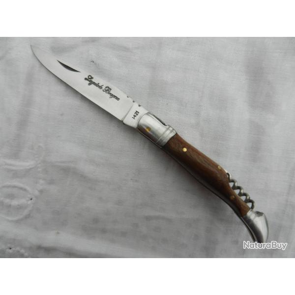 couteau de poche laguiole Bougna ventru manche bois Palissandre