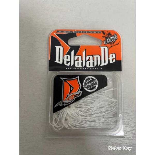 !! 2 MICRO JUPES POUR SPINNERBAIT BLANC