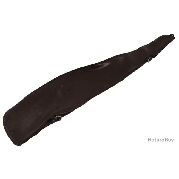Housse  fusil en simili cuir brun 107 cm