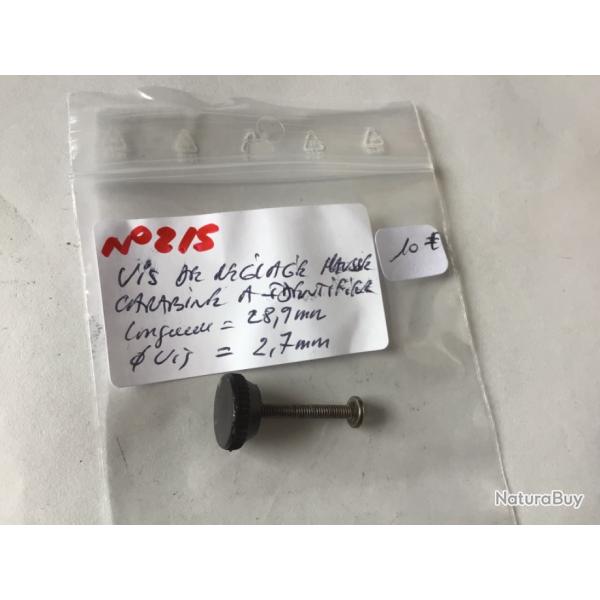 VENDU PAR LE-CUIRASSIER N215 VIS DE RGLAGE DE HAUSSE CARABINE  IDENTIFIER