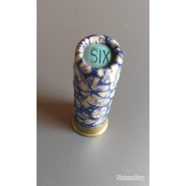 1 cartouche ancienne14mm carton marbr� , Manufrance