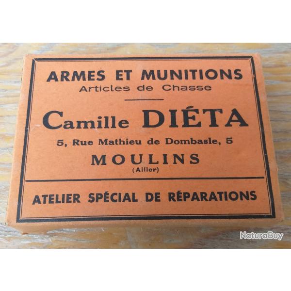 1 bote de 10 cartouches anciennes cal.20