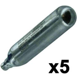 5 cartouches CO2 12g universelles - pack sparclettes
