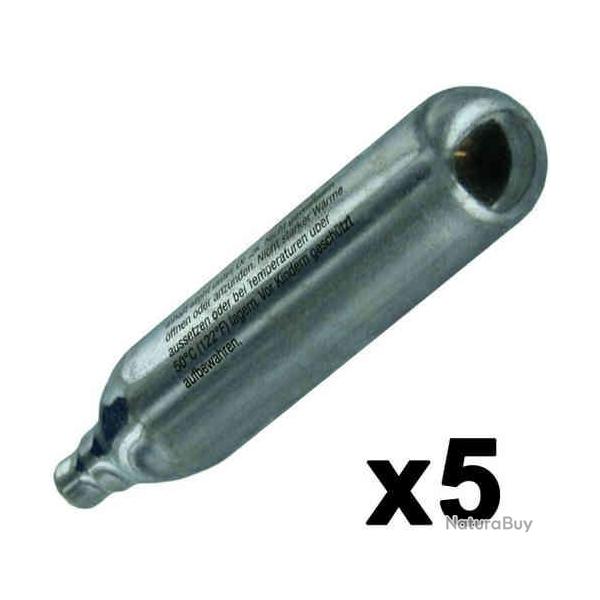 5 cartouches CO2 12g universelles - pack sparclettes