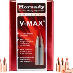 HORNADY OGIVES V-MAX&reg; CALIBRE .22 60gr - 3.9g x100