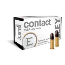 Cartouches ELEY contact 42gr Cal. 22LR - Boite de 50 unit&eacute;s
