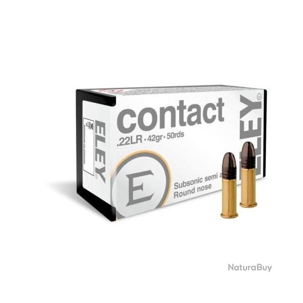 Cartouches ELEY contact 42gr Cal. 22LR - Boite de 50 unit�s