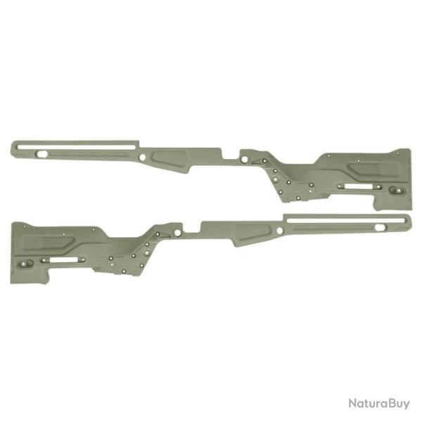 Receiver plate Action Army pour AAC T10 - Vert