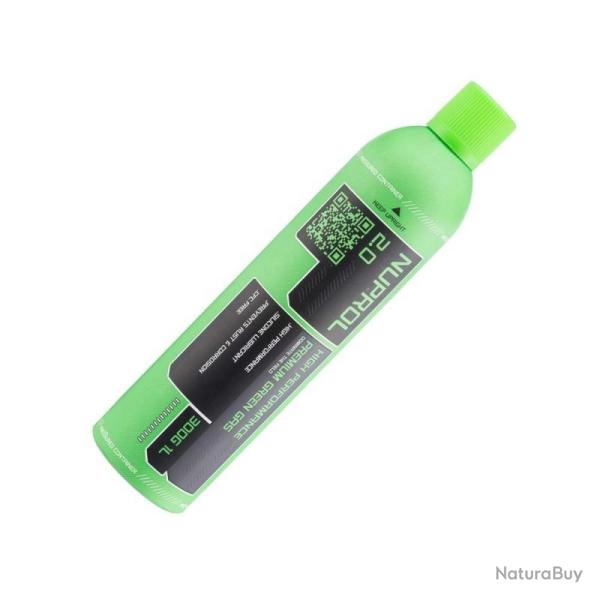 Bouteille Gaz Airsoft Nuprol Green Gaz 300g 500 ml - Gaz Premium pour R�pliques M�tal