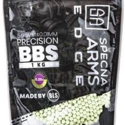 Billes de pr&eacute;cision Specna Arms EDGE(TM) Tracer 0.20g - 1kg - Vert