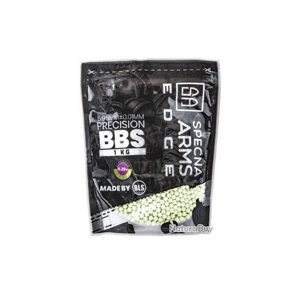 Billes de pr�cision Specna Arms EDGE(TM) Tracer 0.20g - 1kg - Vert