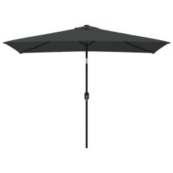 Parasol avec m&acirc;t en m&eacute;tal 300 x 200 cm anthracite 02_0008132