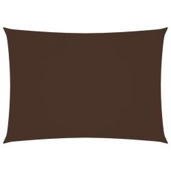 Voile toile d'ombrage parasol tissu oxford rectangulaire 2 x 3 m marron 02_0009597