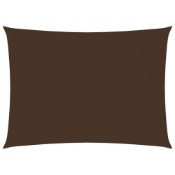 Voile toile d'ombrage parasol tissu oxford rectangulaire 4 x 5 m marron 02_0009695