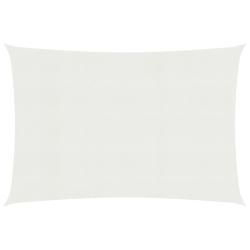 Voile d'ombrage 160 g/m&sup2; PEHD 2 x 5 m blanc 02_0009008