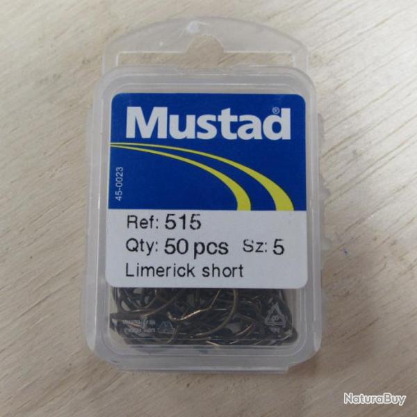 50 Hame�ons non mont�s de marque MUSTAD N�5