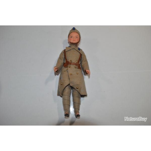 Ancienne poup�e  Militaire Poilu Fran�ais 1939/1945/1914/1918 French (14)