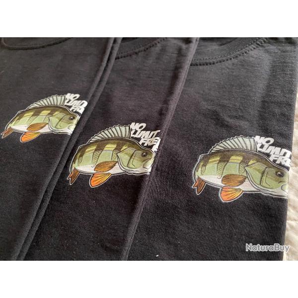 T-Shirt p�che -  Logo Perche by Nolimit FrenchFishing ( Taille S )