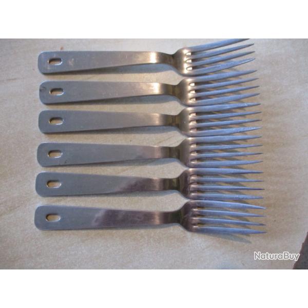 6 fourchettes arme franaise