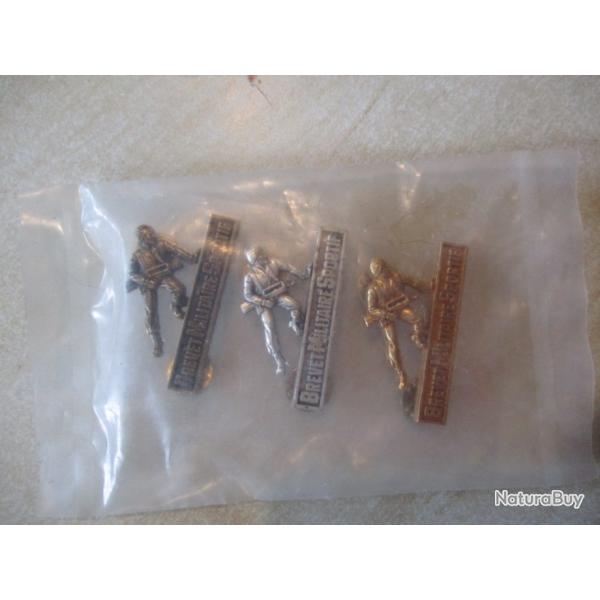 3 brevets militaire sportif