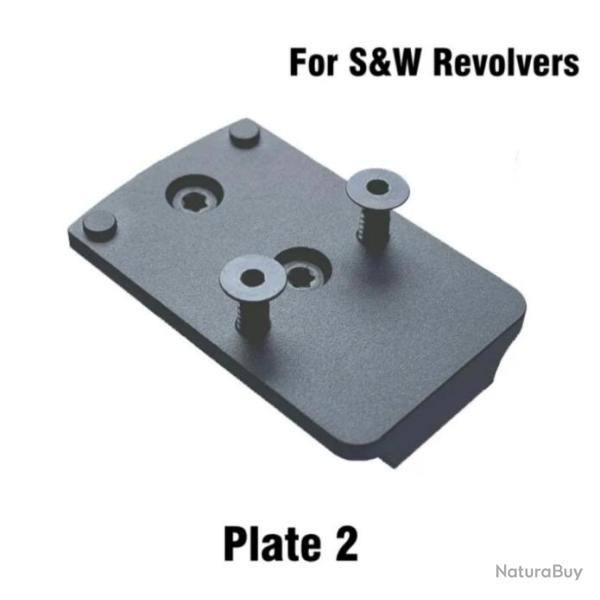 Embase montage pour point rouge Revolver Smith & Wesson carcasse K L N X - Mod�le 2