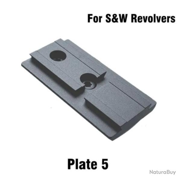 Embase montage pour point rouge Revolver Smith & Wesson carcasse K L N X - Mod�le 5