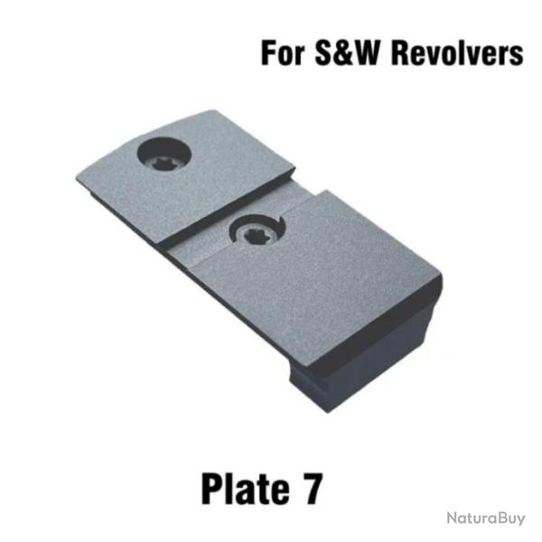 Embase montage pour point rouge Revolver Smith & Wesson carcasse K L N X - Mod�le 7