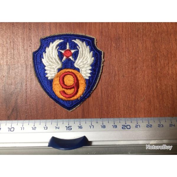 patch US 9th Air Force USAAF brod� ww2