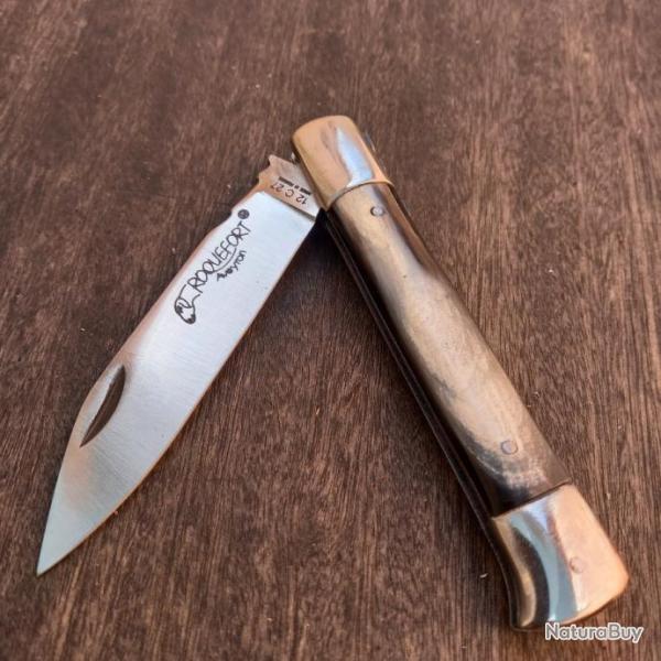 Couteau R�gional LE ROQUEFORT AVEYRONAIS  Manche en Corne