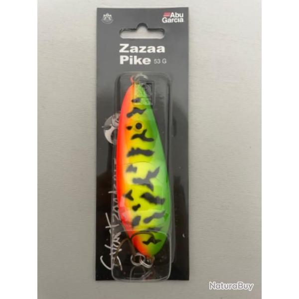!! LEURRE ABU GARCIA SVARTZONKER ZAZAA PIKE 53gr FIRE TIGER SVZ