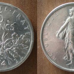France 5 Francs 1964 Semeuse Piece Argent Frcs Frs Frc