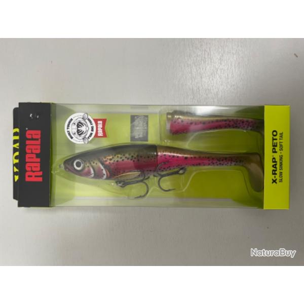!! LEURRE RAPALA XRAP PETO 20cm RAIMBOW TROUT