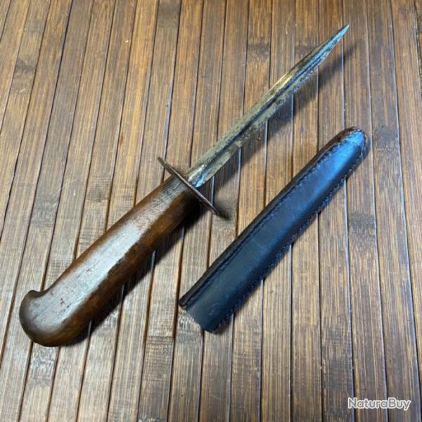 POIGNARD DE TRANCH�E FRAN�AIS  COUTROT N 1 WW1 / 14-18 POIN�ONN� G.P