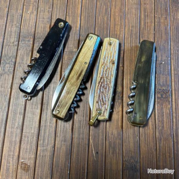 LOTS 4 couteaux Fran�ais COLLECTION VINTAGE