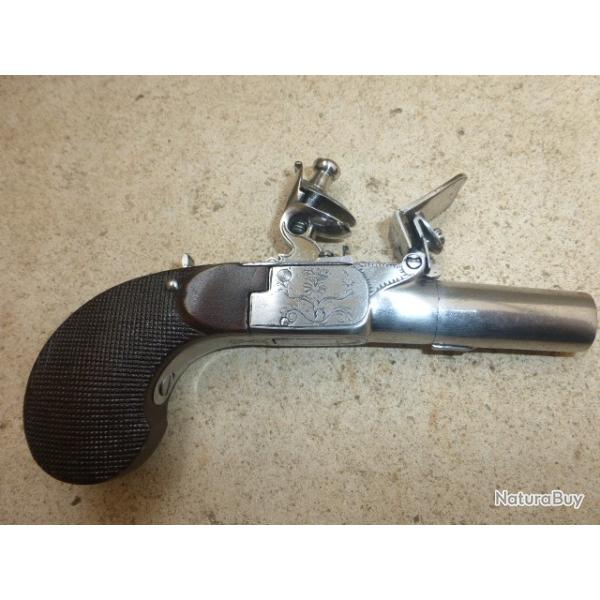 Petit pistolet � Silex fin 18�me