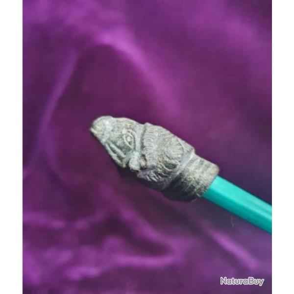 T�te de b�lier Romaine en bronze - Roman Ram's head artifact (1st cen BC / 1st cen AD)