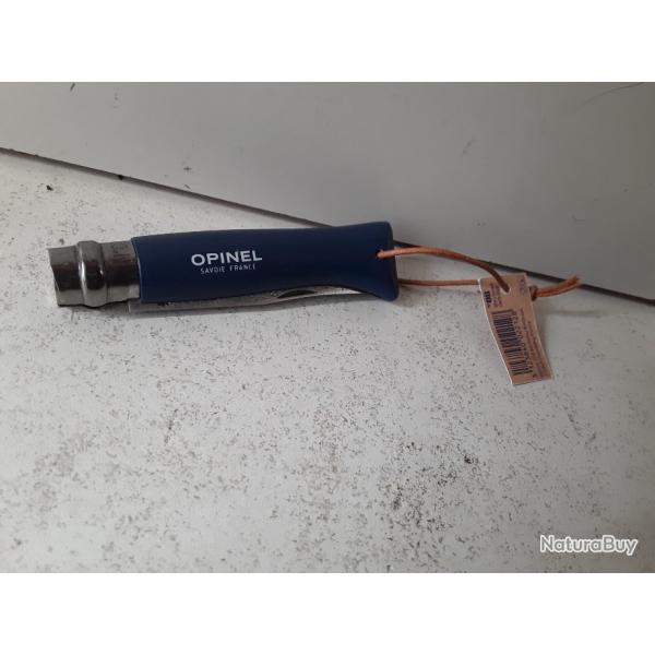 COUTEAU PLIANT OPINEL N�8 BLEU FONCE