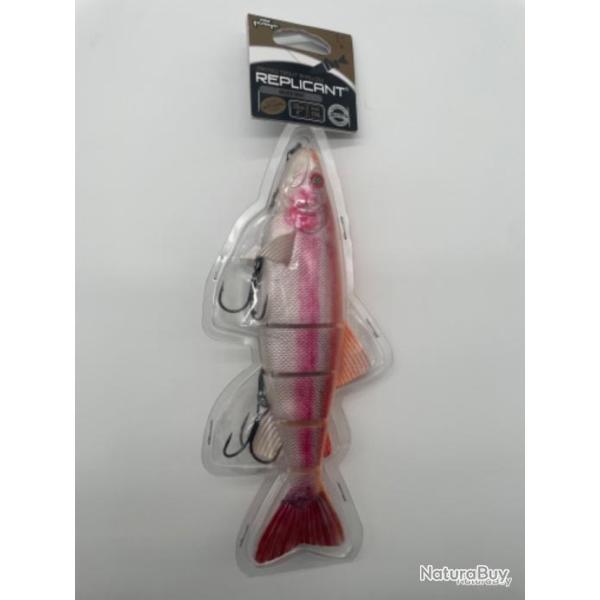 Leurre souple arm� Fox rage replicant shallow jointed trout golden 23cm