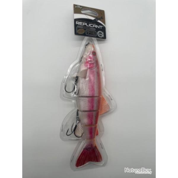 Leurre souple arm� Fox rage replicant shallow jointed trout golden 23cm