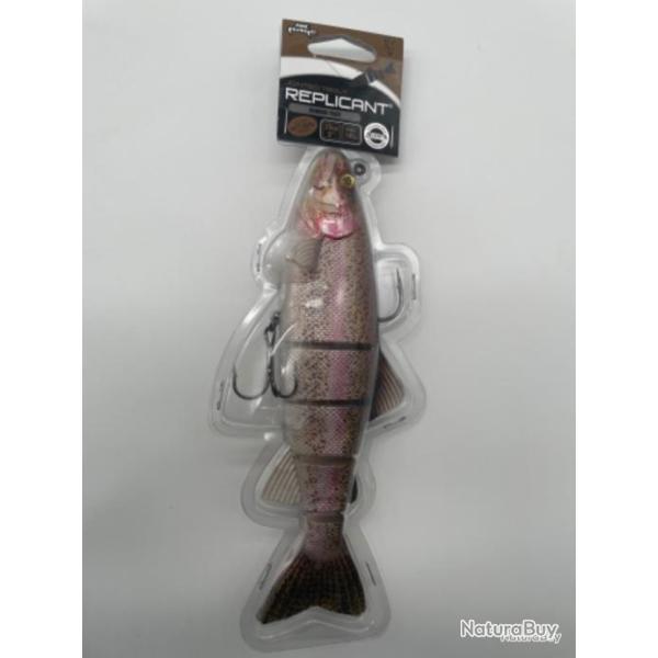 Leurre souple arm� Fox rage replicant jointed trout rainbow 23cm