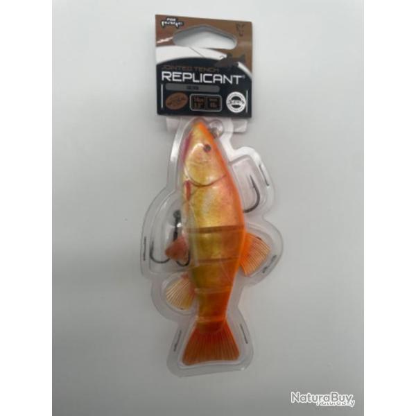 Leurre souple arm� Fox rage replicant jointed tench golden 14cm