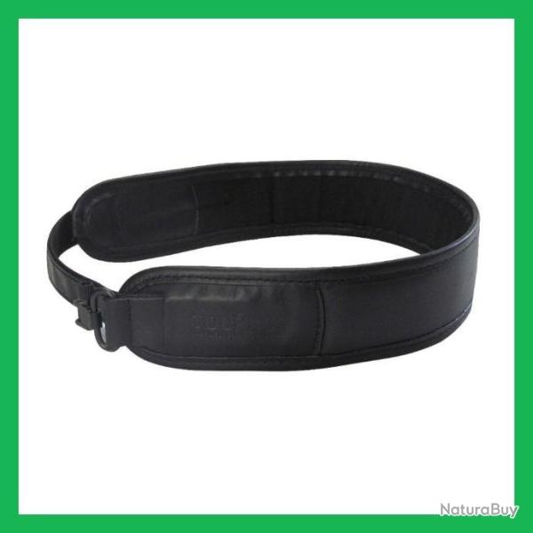 Tourbon Ceinture en cuir v�ritable noir avec �merillons 2 cartouches rondes