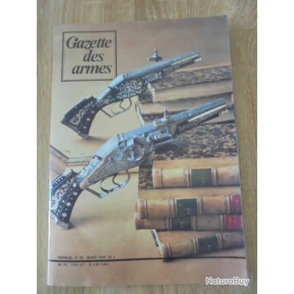 Gazette des armes Mensuel N�36 Mars 1976 Petit pistolet � rouet