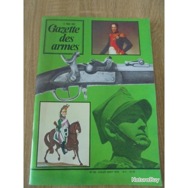 Gazette des armes Mensuel N�29Juillet Ao�t 1975 Fusil d'artillerie