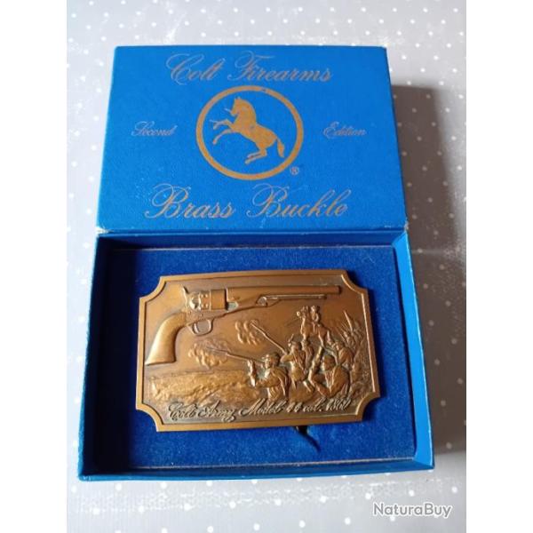 Boucle Colt "1860" ORIGINALE SIGN�E au dos