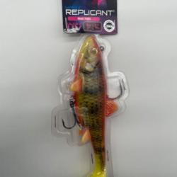 Leurre souple monté Fox rage replicant wobble bright perch 18cm