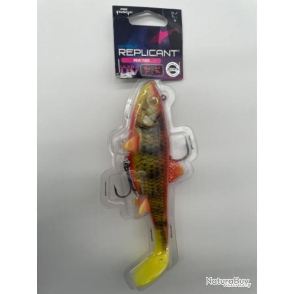 Leurre souple mont� Fox rage replicant wobble bright perch 18cm