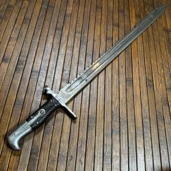 BA&Iuml;ONNETTE DE PIONNIER SUISSE VETTERLI 1878 PREMIER MOD&Egrave;LE A DENTS DE SCIE