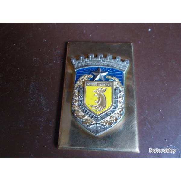 Plaque Honorifique PREFET de la QUADELOUPE   Nominative et dat�e